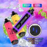 E Shisha Disposable Vape Portable E Cigarette Pod Electronic Cigarette Vape Pen Shisha Hookah 20000 Puff Big Display Screen 800mAh Battery - Image 11