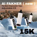 AL Fakher Crown Bar 15K Ice Adjust Disposable - Immagine 17