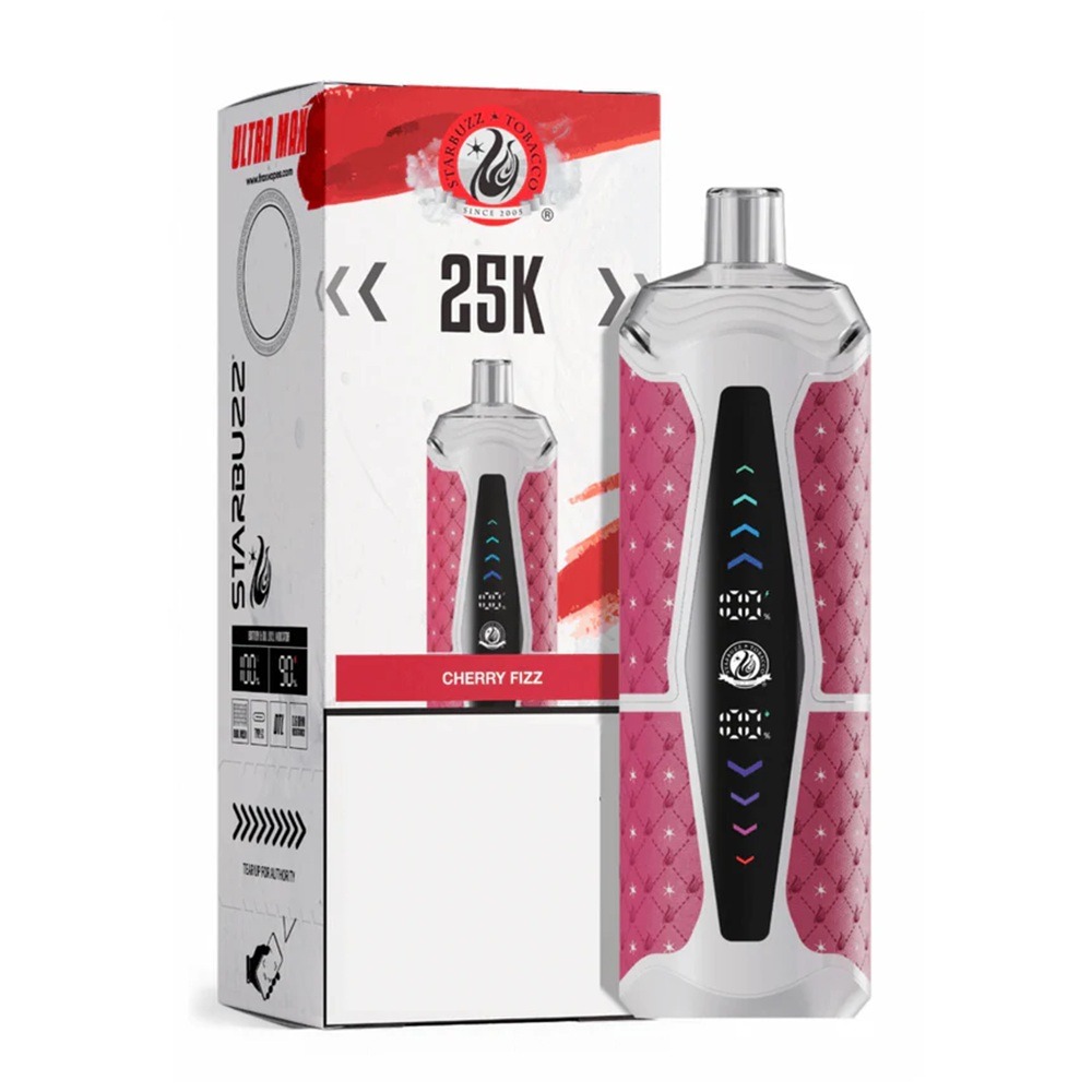 Cherry_Fizz_860x Starbuzz Ultra Max 25k Puffs Disposable Vape (Box of 10) - Image 1