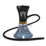 Portable Dual Power Electric Hookah Rechargeable Plug-in Charcoal-Free Modern Travel Party Bar Cafe Hookah RGB Light Plastic