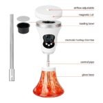 Portable Dual Power Electric Hookah Rechargeable Plug-in Charcoal-Free Modern Travel Party Bar Cafe Hookah RGB Light Plastic - Immagine 6