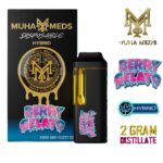 Muha Meds Disposable Vape Pen Berry Gelato 2G – HYBRID