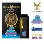 Muha Meds Disposable Vape Pen Blue Slushie 2G – HYBRID