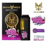 Muha Meds Disposable Vape Pen Grand Daddy Purple 2G – INDICA