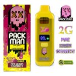 Pack Man Disposable Vape Pen Pink Lemon Sourbeltz 2G – HYBRID