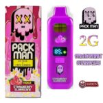 Pack Man Disposable Vape Pen Strawberry Slurricane 2G – INDICA