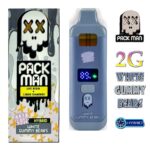 Pack Man Disposable Vape Pen White Gummy Bears 2G – HYBRID