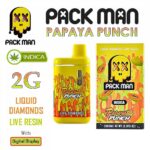 Pack Man THC Vape Disposable Pen Papaya Punch 2G – INDICA